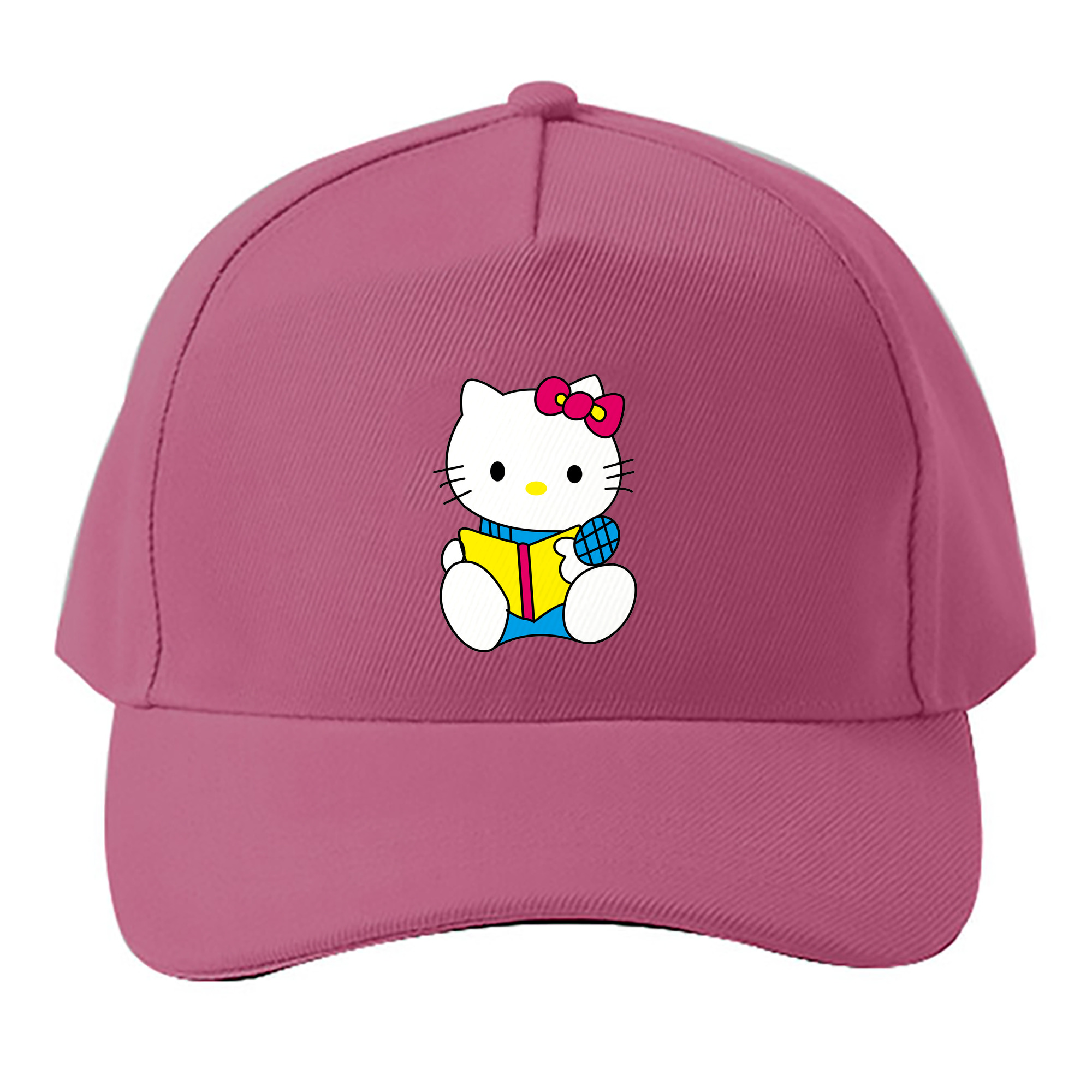 （画像用） Hello Kitty ハローキティ ベースボールキャップ 綿100％ 男女兼用 帽子 スポーツ
